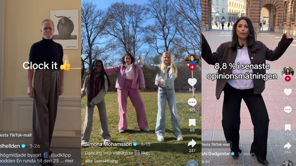 Därför dansar politikerna på Tiktok
